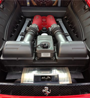 フェラーリ F430 F1　エンジンルーム