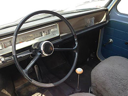 1967 Simca 1000　ハンドル・運転席